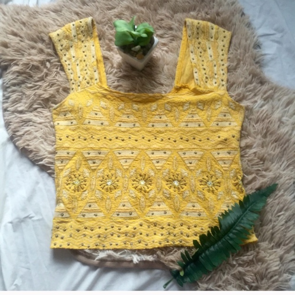 ISO: Free People Yellow Top